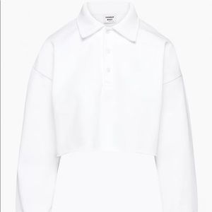 Sunday Best Cropped White Sweater